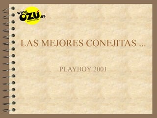LAS MEJORES CONEJITAS ... PLAYBOY 2001 
