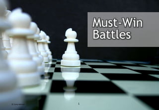 Must-Win
Battles
1© Cone Advisor
 