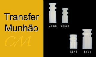 TransferTransfer
MunhãoMunhão 3.3 x 6 3.3 x 4
4.5 x 64.5 x 4
 