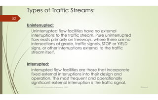 Conen 442 module1a: Elements of Traffic System | PDF