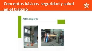 Conceptos básicos seguridad y salud
en el trabajo
 