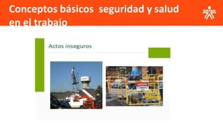 Conceptos básicos seguridad y salud
en el trabajo
 