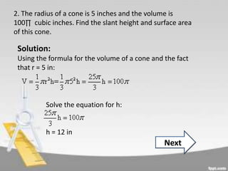 Cones | PPTX