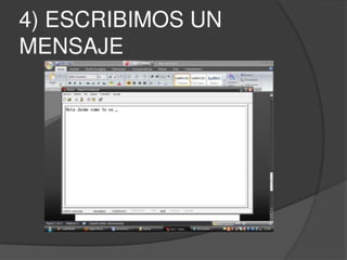 Conexión hyperterminal
