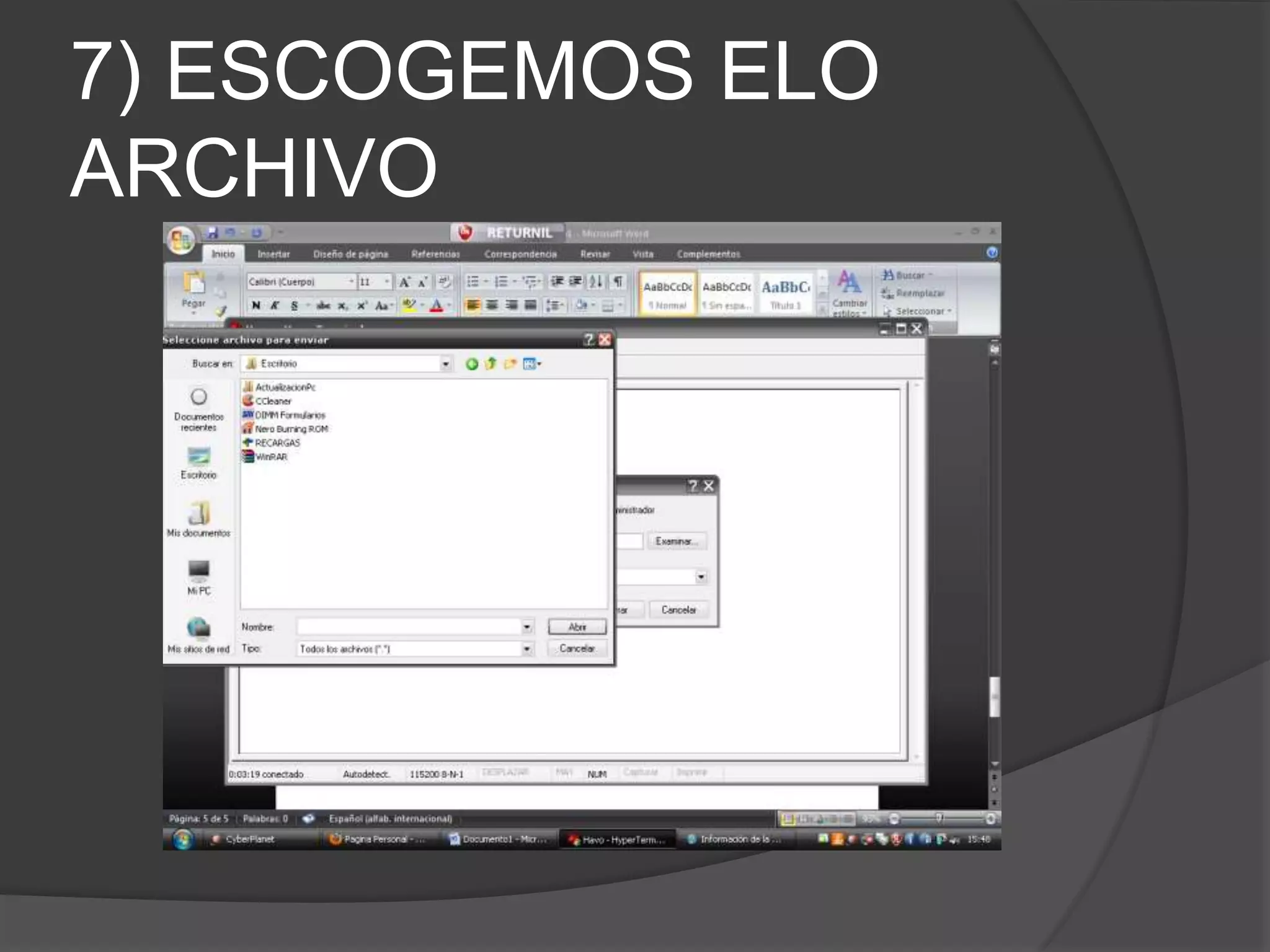 7) ESCOGEMOS ELO
ARCHIVO
