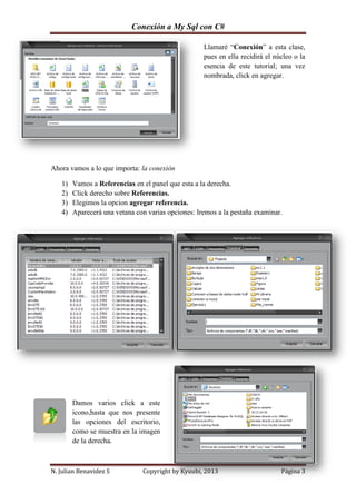 Conexion de c sharp a my sql | PDF