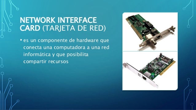 Conexiones de red y dispositivos activo y pasivo