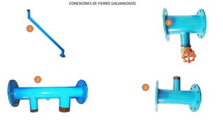 CONEXIONES DE FIERRO GALVANIZADO
1
2
2
2
 