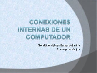 Geraldine Melissa Burbano Gaviria
               11 computación j.m
 