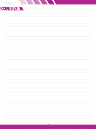 EDUCAÇÃO DE
JOVENS E ADULTOS



      ANOTAÇÕES




                   28
 