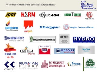 Who benefitted from previous Expeditions-
 
