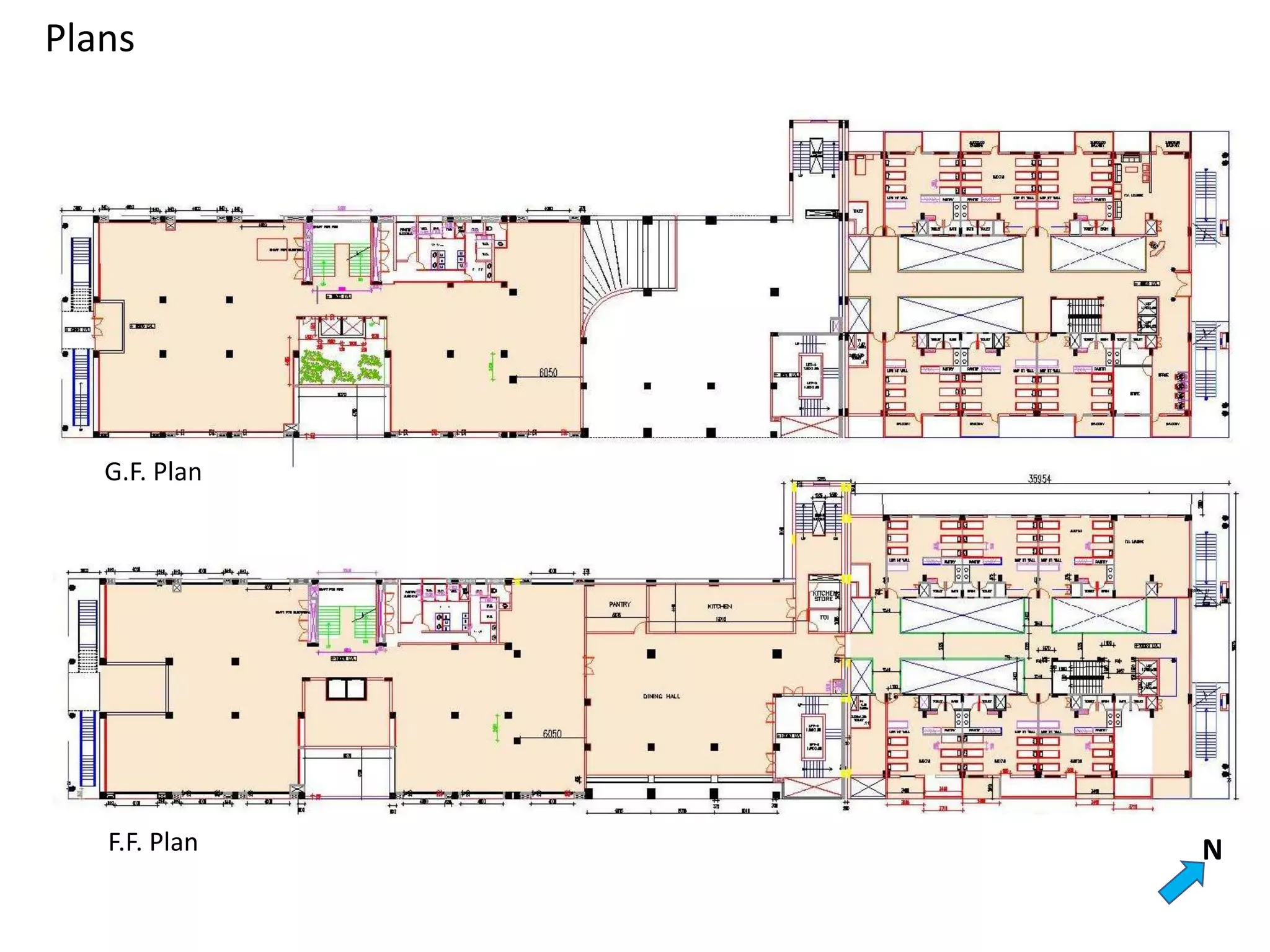 Plans

G.F. Plan

F.F. Plan

N

 