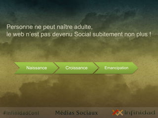 Personne ne peut naître adulte, le web n’est pas devenu Social subitement non plus !