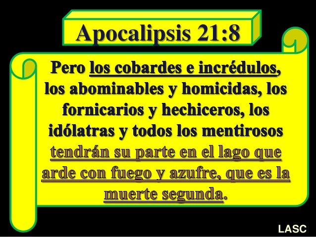 Resultado de imagen para apocalipsis 21 8