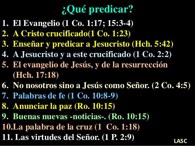 Conf Cómo Predicar Públicamente El Evangelio Y Qué Predicar