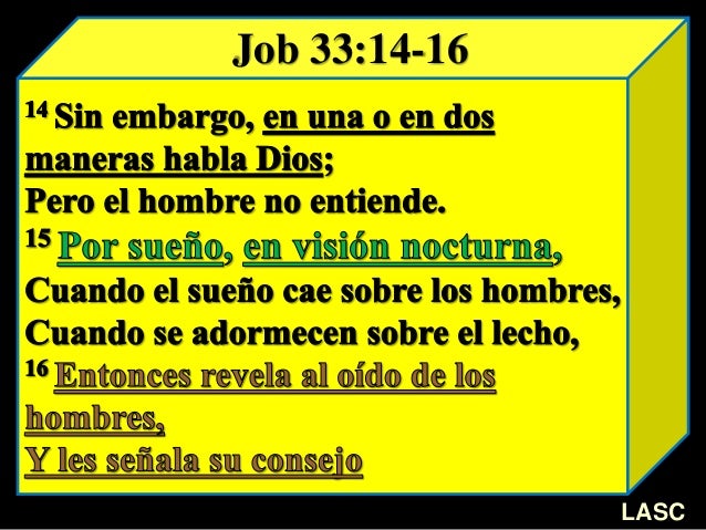 Resultado de imagen para Job 33:14-16