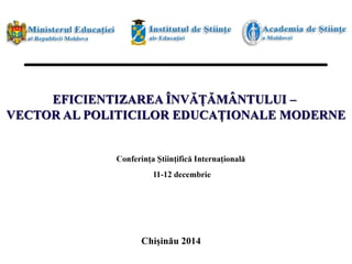 Conferinta Stiintifica ISE 2014