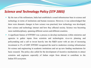 The Real Facts of Science, Technology and Society in India | PPTX