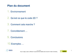 Atelier Flash Code barres 2D : présentation et applications métiers