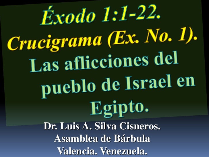 Exodo Cap 1