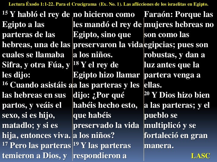 Exodo Cap 1