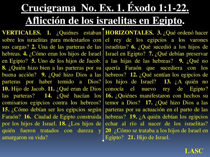 Exodo Cap 1