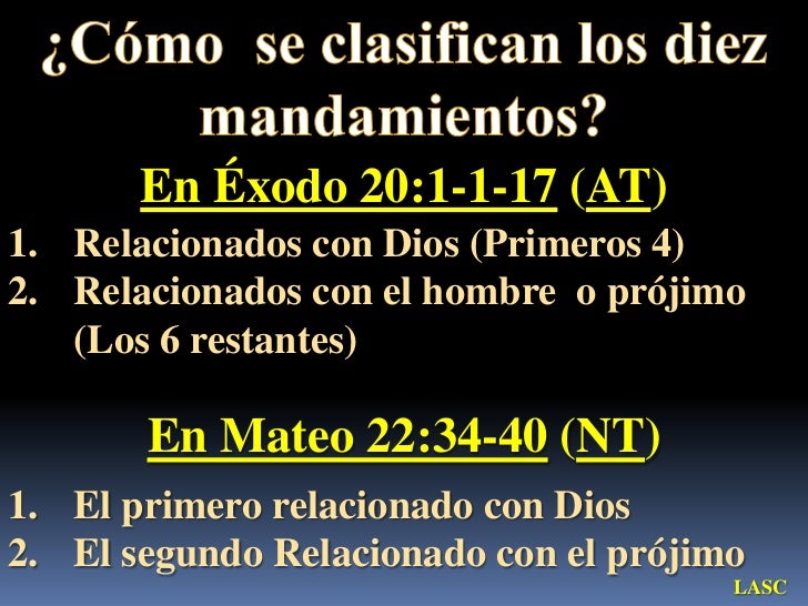 Conf Exodo 20 1 26 Ex No 20 Los Diez Mandamientos Y El Temor D