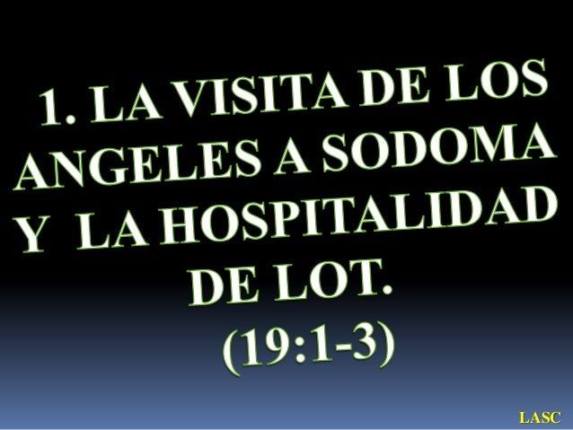 Conf Lot Y La Destruccion De Sodoma Y Gomorra En Génesis 19