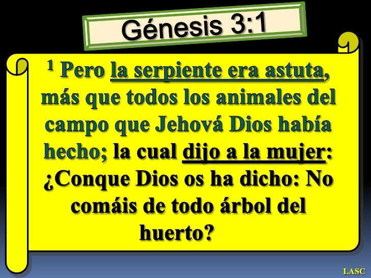 Conf Genesis 31 13 Gn No 3a La Desobediencia De Adán