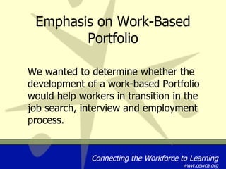 Workers in Transition NATCON | PPT