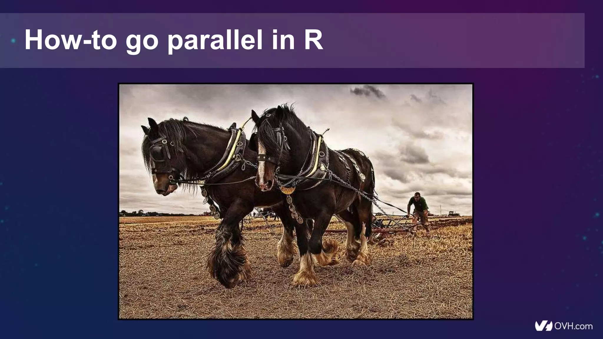 How-to go parallel in R
 