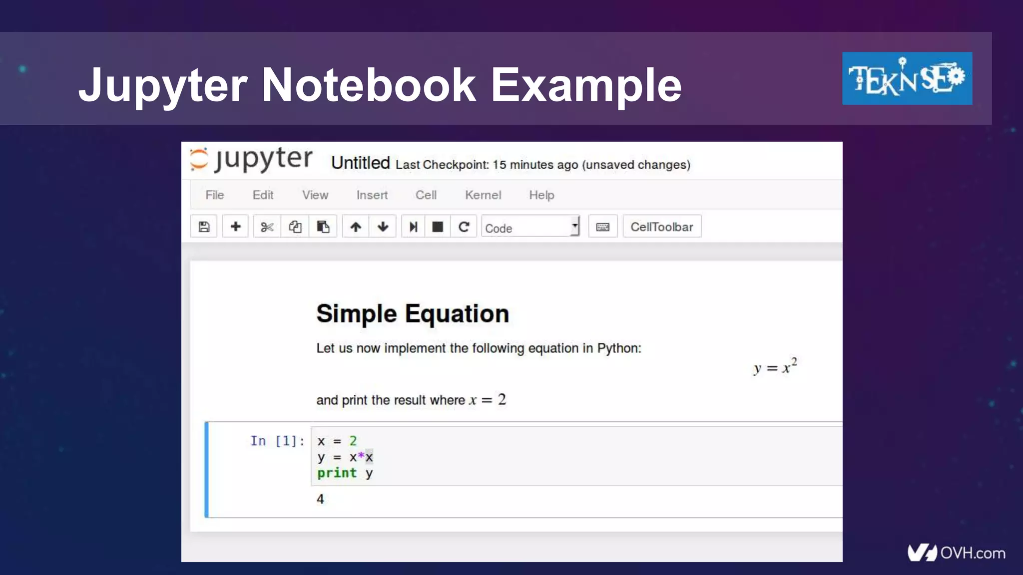 Jupyter Notebook Example
 