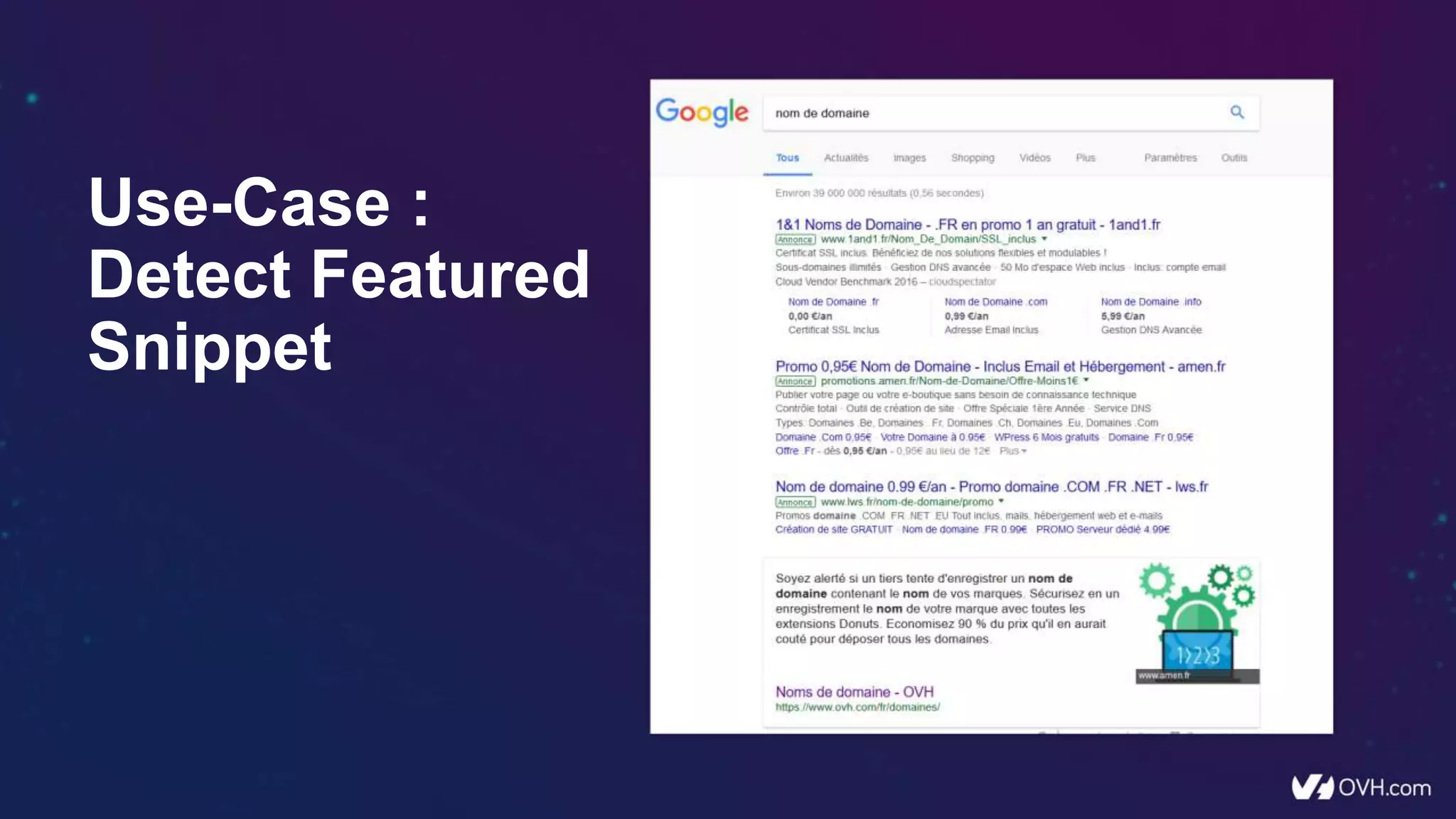 Use-Case :
Detect Featured
Snippet
 