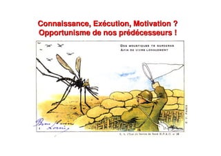 Connaissance, Exécution, Motivation ?
Opportunisme de nos prédécesseurs !
Connaissance, Exécution, Motivation ?
Opportunisme de nos prédécesseurs !
 