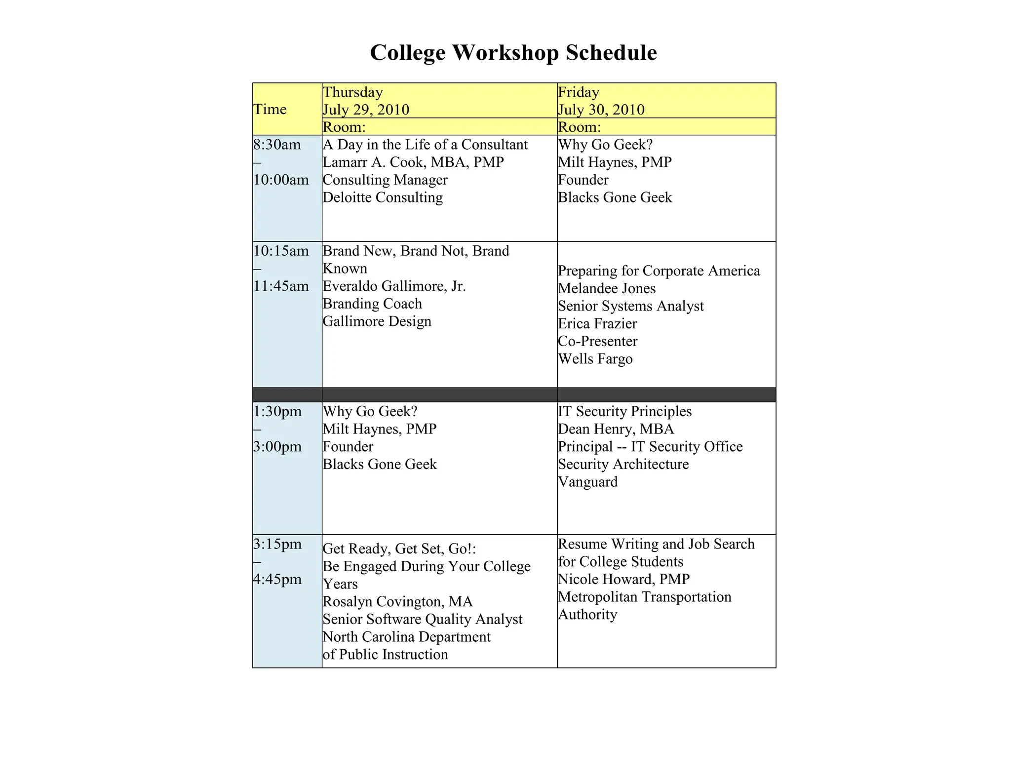 2010 BDPA Technology Conference Fact Sheet (Rev: Jul 2010)