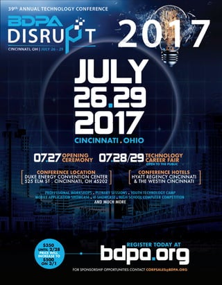 BDPA Technology Conference Flyer (2017)