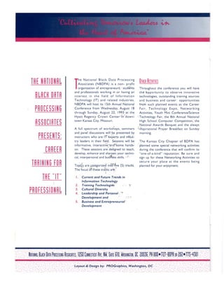 1993 BDPA Conference Brochure