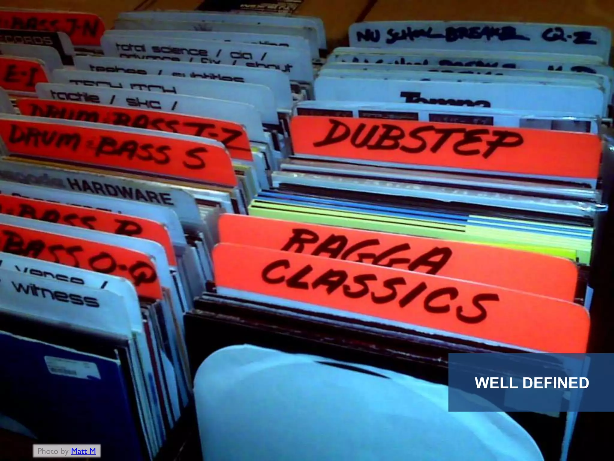 WELL DEFINED



Photo by Matt M
 