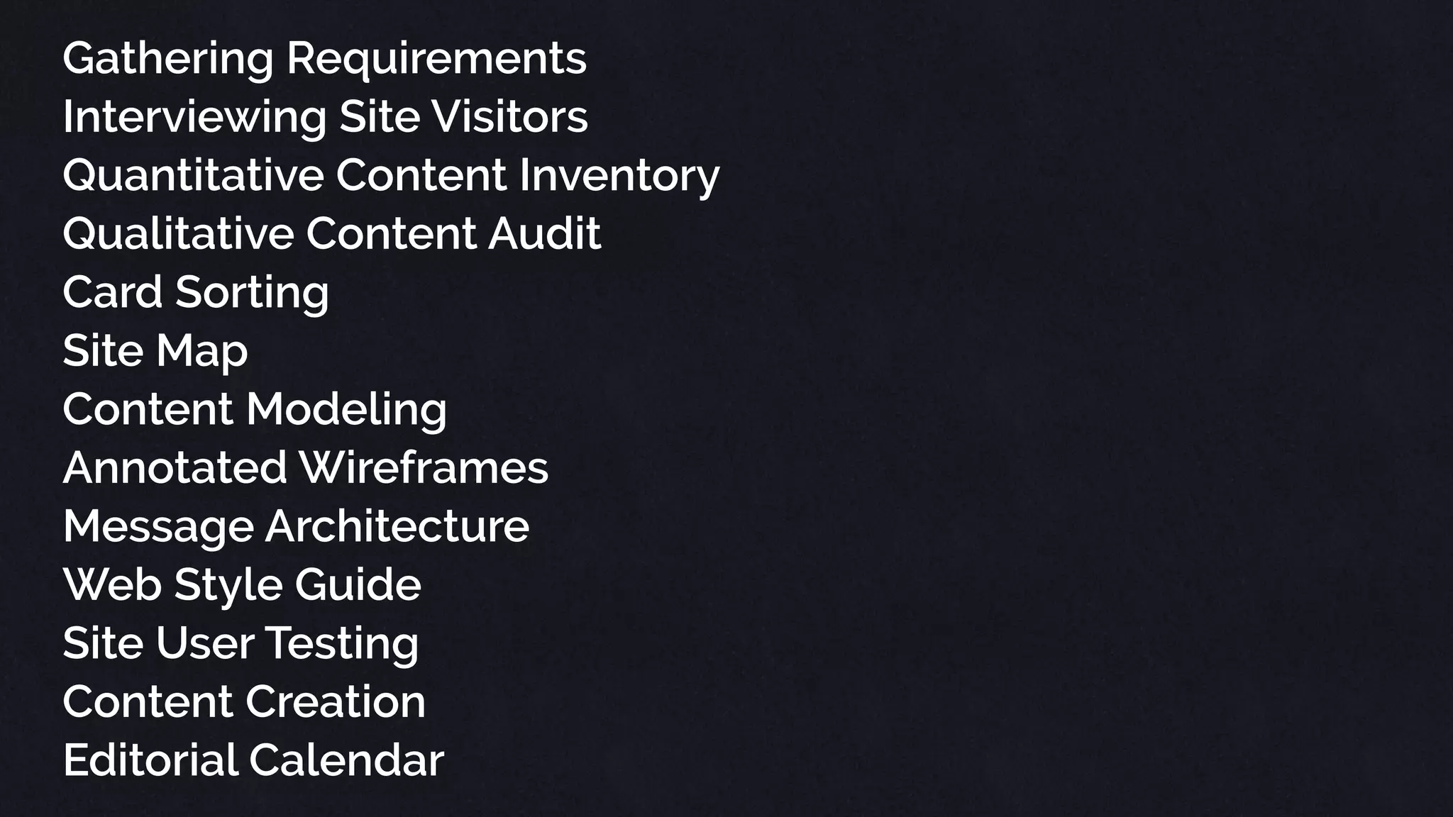 “ALL THE THINGS” SLIDE
Obligatory
 