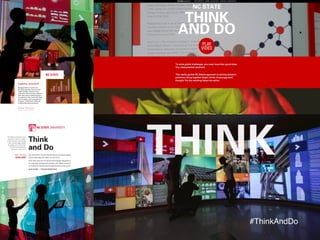 Logistics, untwisted:
Bringing ideas to reality is an
NC State specialty. So is turning
bright students into job-ready
graduates. When industry partners
seek new ways to speed products
to customers, they turn to NC State
and its supply chain management
program, ranked sixth nationally
by Bloomberg Businessweek.
NC State. Think and do.
Learn more at ncsu.edu

#ThinkAndDo!
	
  

 