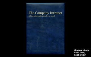 Original photo:
ﬂickr.com/
bsabarnowl
 