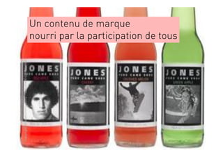 Un contenu de marque
                                                       nourri par la participation de tous
Copyright Brainstorming 2010 - document confidentiel
 