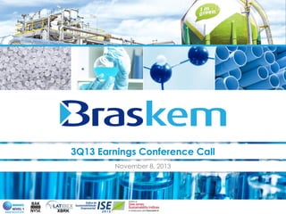 3Q13 Earnings Conference Call
November 8, 2013

11

 