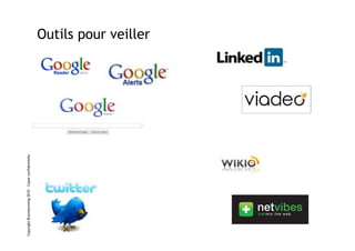 Copyright Brainstorming 2010 – Copie confidentielle

                                                      Outils pour veiller
 