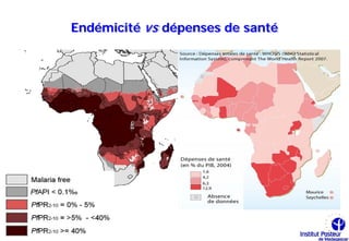 Endémicité vs dépenses de santé
 