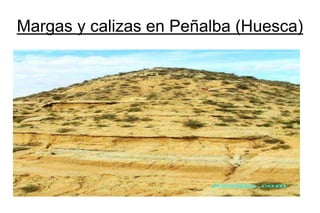 Margas y calizas en Peñalba (Huesca)
 