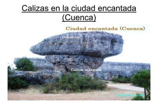 Calizas en la ciudad encantada
           (Cuenca)
 