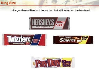 King Size Larger than a Standard Loose bar, but still found on the front-end 