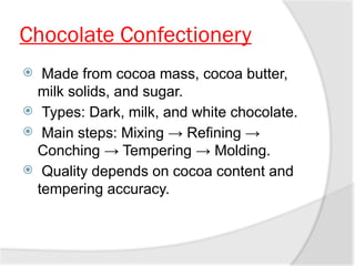 Comprehensive Overview of Confectionery Products: Ingredients, Types ...