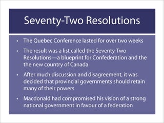 Confederation Achieved